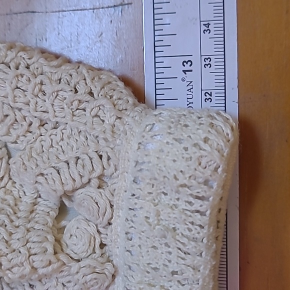 Sweet Cotton Blend (no-see-thru!) Crocheted Summer Shorts - Picture 7 of 11